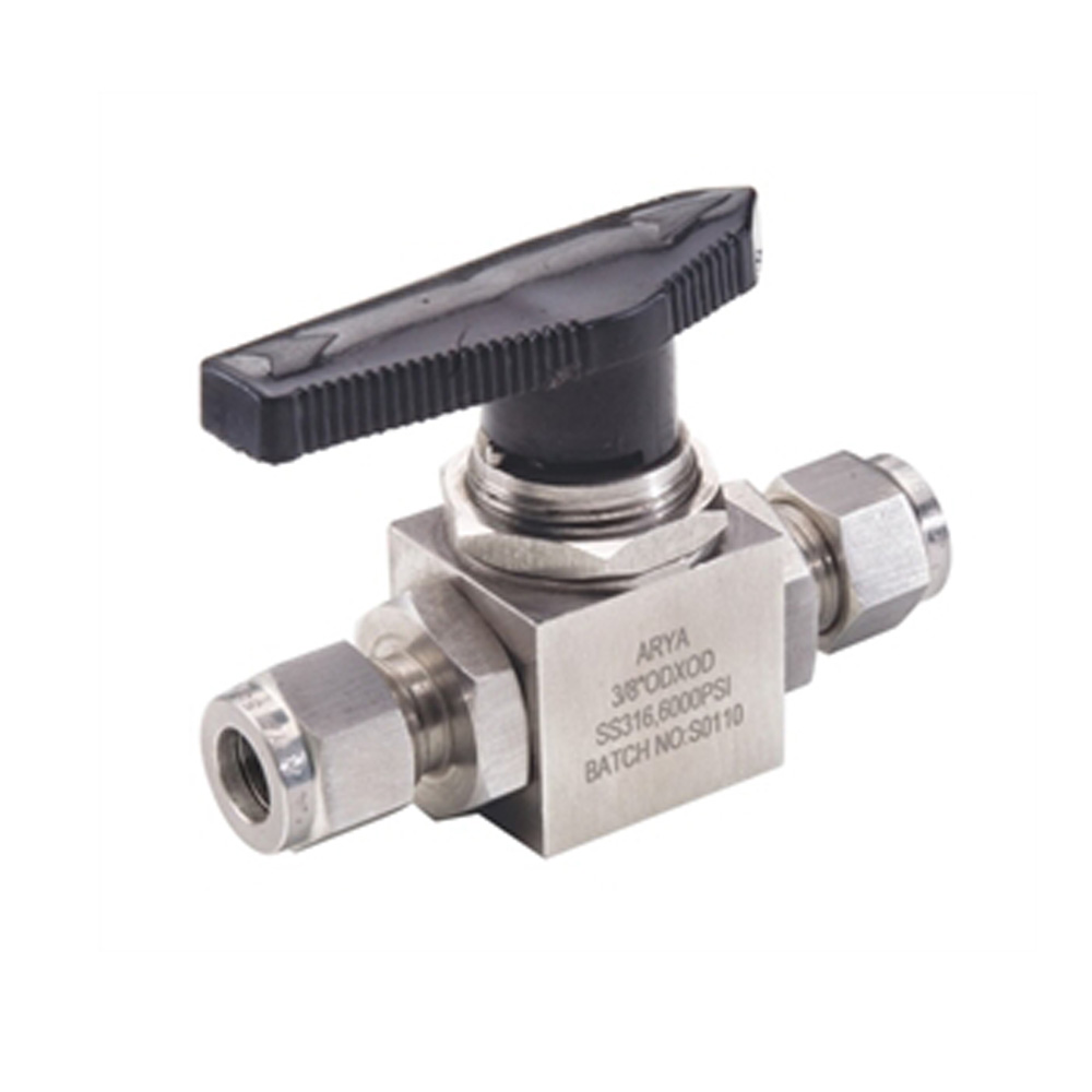 Millennium Instrument Limited  2 WAY PANEL BALL VALVE (TUBE END)